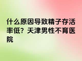 什么原因导致精子存活率低？天津男性不育医院